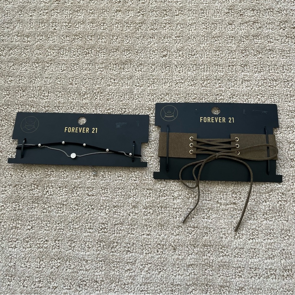 Forever 21 Chokers NWT
